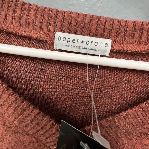 NWT paper crane sweater size small - Picture 2 of 4